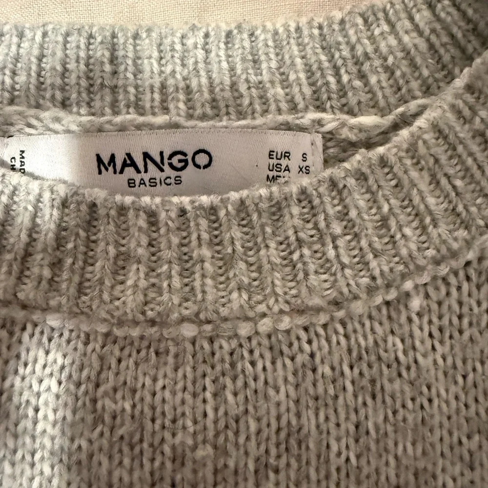 Mango Gray Sweater with Yellow Floral Embroidery - Picture 3 of 3